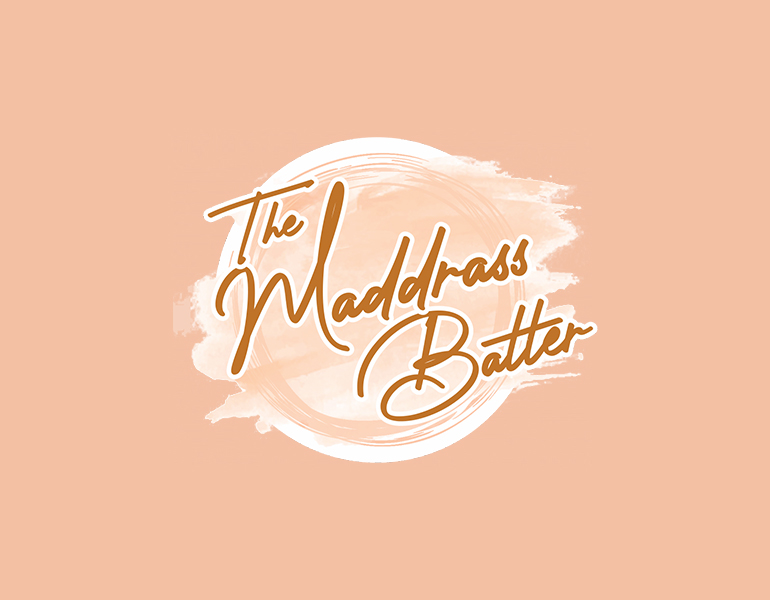 The Maddrass Batter Logo Design